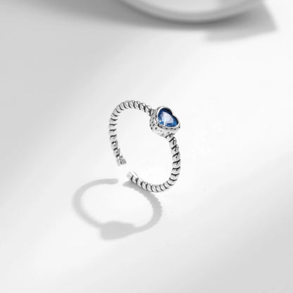 Stunning MQ 925 Sterling Silver Adjustable Ring - Perfect for Women!