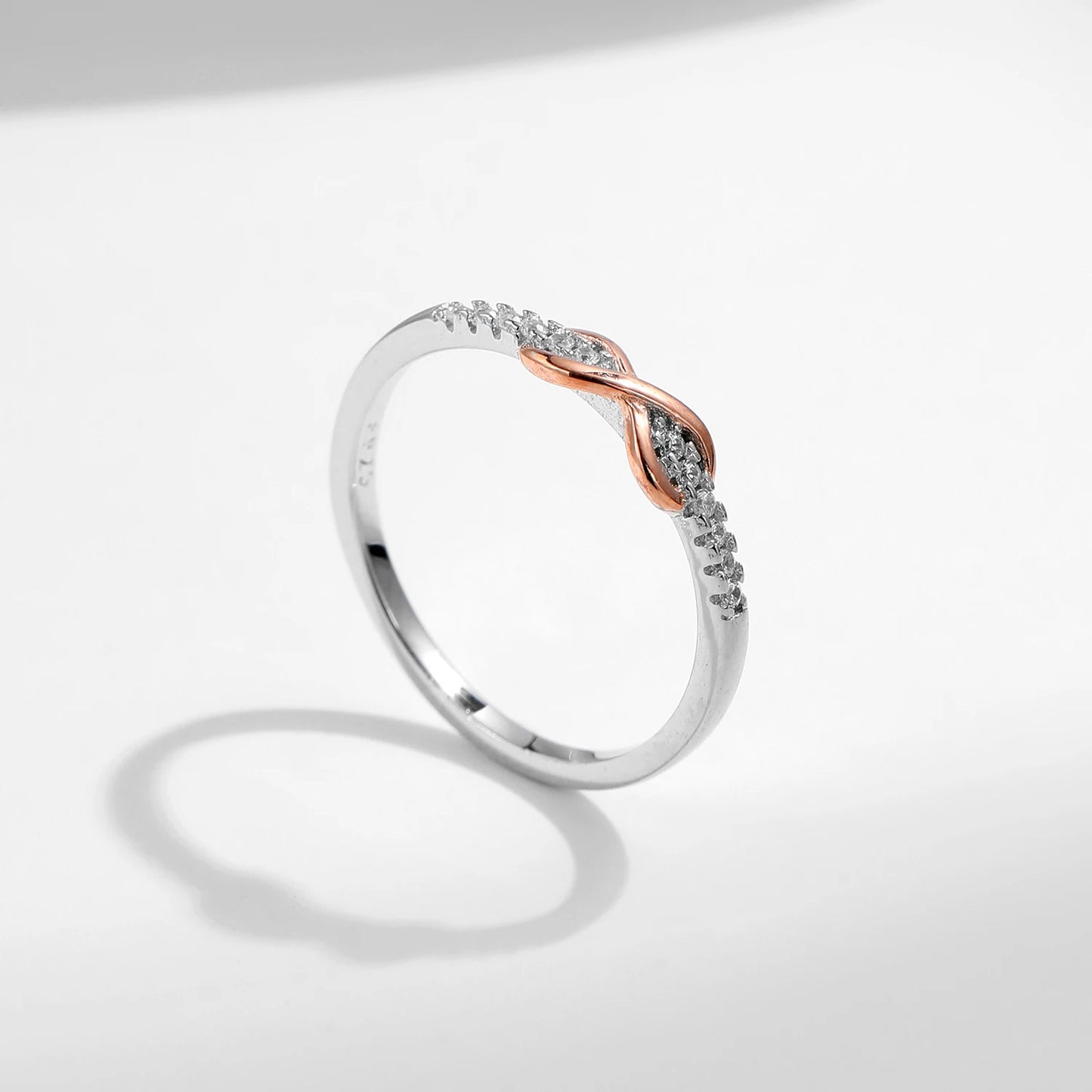 MQ Stunning S925 Silver Love Ring: Perfect for Women